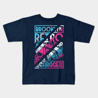 Brooklyn Retro Car Garage #1 Kids T-Shirt